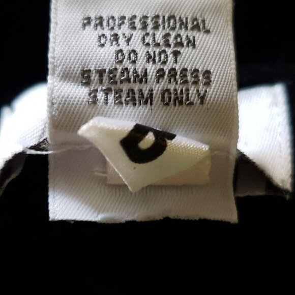 Ann Taylor Loft Black Velour Beaded Floral Skirt Sz 10 - Picture 5 of 5